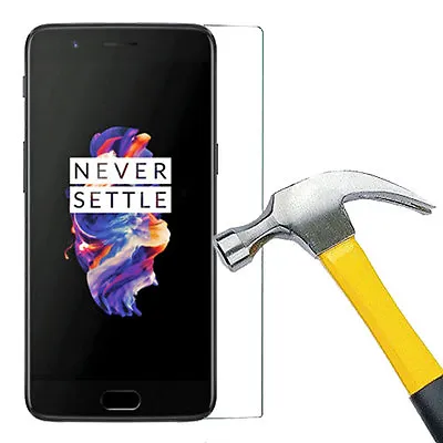 $7.99 • Buy Tempered Glass Screen Protector Film For OnePlus 3 One Plus Three / 3T / 5 Five