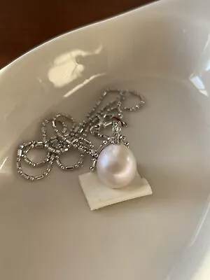 Unique - Natural AAA Fresh Water Baroque Pearl Pendant With Multi Purpose Clasp • $18