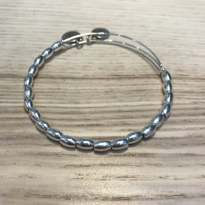 $69 • Buy ALEX AND ANI Classic Jordan Beaded Bangle Bracelet Shiny Silver