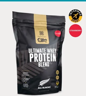 PREMIUM Elite All Blacks Ultimate Whey Protein Blend 750g *17/03/24 Myprotein • £12.99