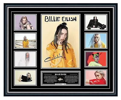 $109.99 • Buy Billie Eilish Signed Poster Limited Edition Framed Memorabilia