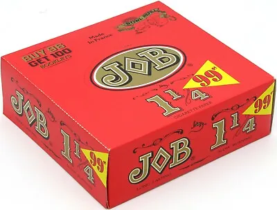 $77.99 • Buy JOB Orange 1 1/4 Slow Burning Cigarette Rolling Papers 1.25 Box Of 100 Booklets