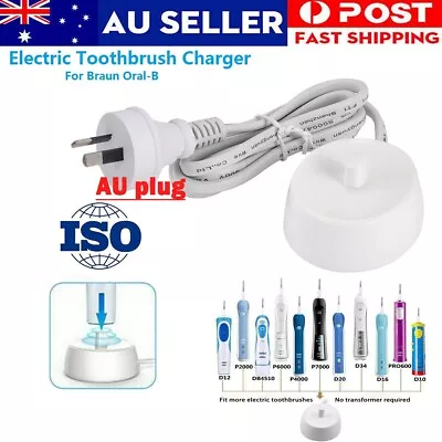 $14.99 • Buy Electric Toothbrush Charger Base For BRAUN ORAL-B 3757 OralB Brush Compatible