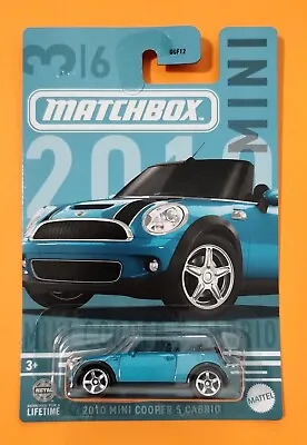 2024 Matchbox - 2010 Mini Cooper S Cabrio (Mini Set 3/6) HVT09-4B10 • $2.95