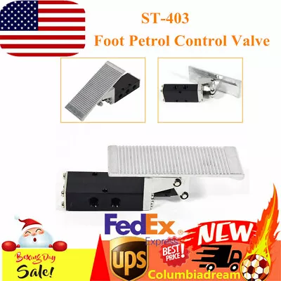 2 Position 5 Port 3/8  Foot Operate Pedal Control Valve Air Pneumatic Switch • $34.20