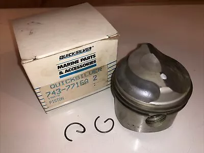 743-7716a2 New Genuine Oem Mercury Quicksilver Outboard Piston 7716a2 Lot H2 • $69