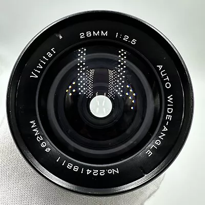 Vivitar 28mm F2.5 Manual Focus Lens With A Konica EE Mount • $34.50