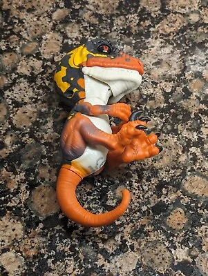 Fingerlings Untamed Orange Dinosaur T-Rex Scratch Interactive Figure Toy • £4.99
