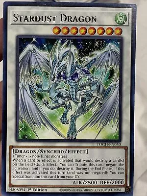 Yugioh Stardust Dragon Toch-en050 1st Rare Near Mint • $2.80