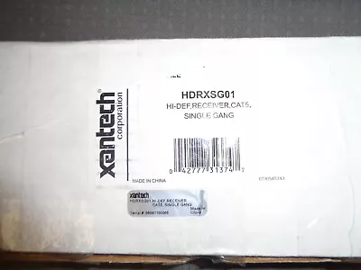 Xantech HDRXSG01 High Definition Receiver CAT5 Single Gang *NEW IN BOX* • $9.95