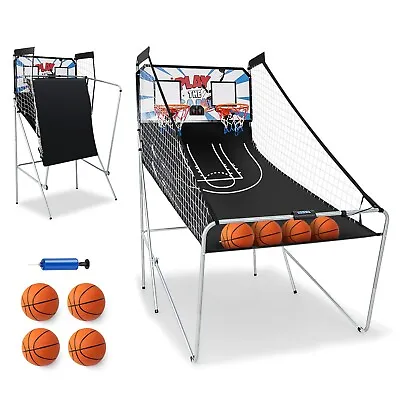 £109.99 • Buy Foldable Basketball Arcade Game Basketball Game Electronic 2 Player Shot 8 Modes