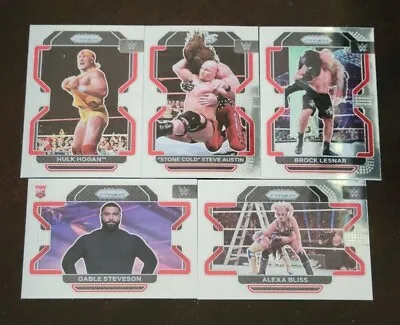 $1.10 • Buy 2022 Panini Prizm WWE Wrestling BASE Cards With Rookies You Pick