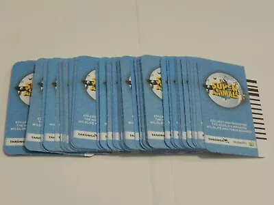 Woolworths Blue Super Animal Cards Full Set Of 108 • $9