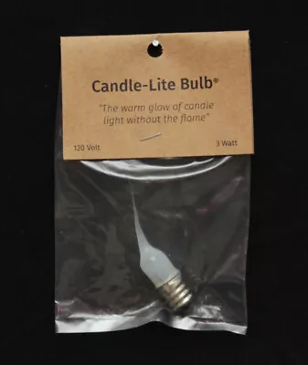 $16.98 • Buy NEW -- Set Of 6 Candle-Lite 3 Watt Mini Silicone Bulbs ~ For Night Lights 