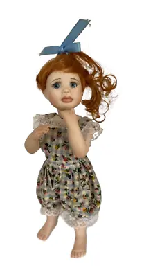 ALL PORCELAIN - GINGER Girl Doll By Melissa McCrory KAIS AMERICAN ARTIST 8.5  • $16