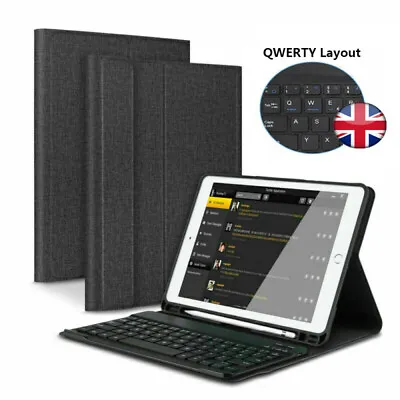 UK For IPad 2018/2017/iPad Air1/2/Pro 9.7 Wireless Bluetooth Keyboard Folio Case • £20.61