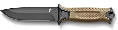 Gerber Gear Strongarm Fixed Blade Knife Plain Edge Coyote Brown • $39.90