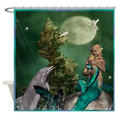 CafePress Best Seller Merrow Mermaid Shower Curtain (833185966) • $73.99