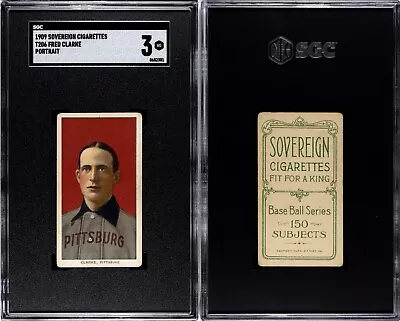 1909 T206 Fred Clarke Portrait Pittsburgh Pirates HOF SGC 3 ***Sovereign 150*** • $459.99