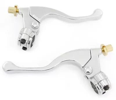 Yamaha Shorty Lever Assembly Set - Clutch + Drum Brake - Chrome - 7/8  • $23.50