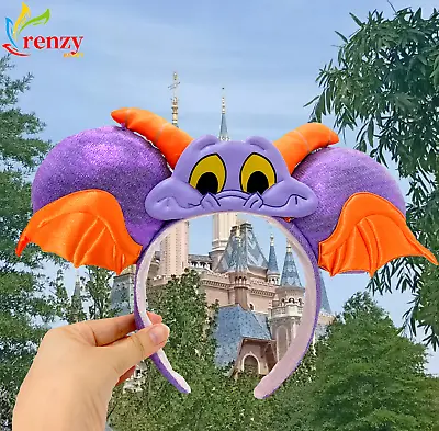 Disney Resort Figment Purple Dragon Epcot Minnie Ears Disney Parks Headband • $18.49