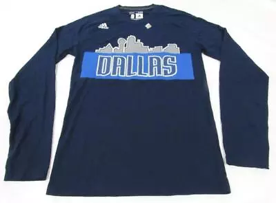 New Dallas Mavericks Mens Sizes S-L-XL-2XL-3XL-4XL Blue  Adidas Climalite Shirt • $15.11