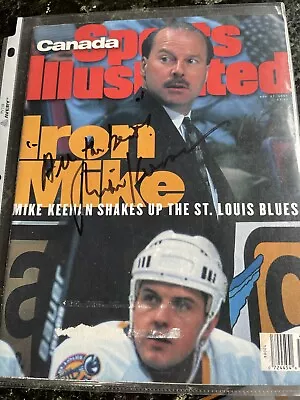 11-27-1995 Signed Sports Illustrated -Mike Keenan -Canadian Issue • $59.99