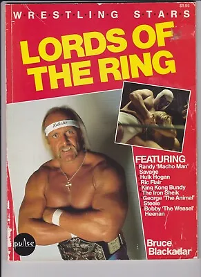 $8 • Buy 1987 Wrestling Stars-Lords Of The Ring Magazine-Hulk Hogan-Ric Flair-Macho Man++