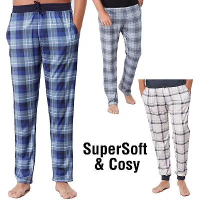 Mens Lounge Pants Pyjama Bottoms Loungewear Soft Touch Pants Size S-4XL • £8.99