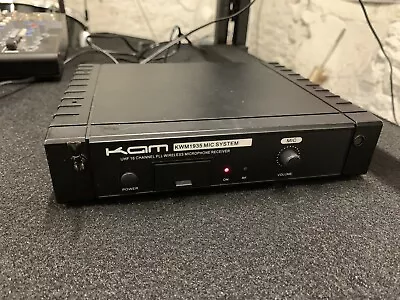 Kam KWM1935 UHF Handheld 16 Channel Wireless Microphone Receiver • £50
