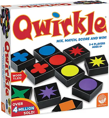 Mindware | Qwirkle UK Edition (NEW) | Board Game | Ages 5+ | 2-4 Players | 45 Mi • £30.73