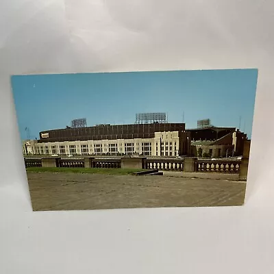 Municipal Stadium Cleveland OH 1960s POSTCARD Home Of Cleveland Indians Browns • $5.95