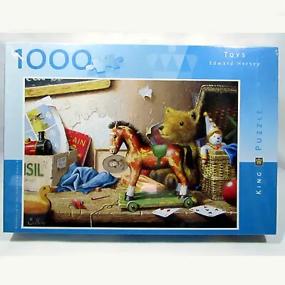  Toys  By Edward Hersey 1000pc Puzzle King Jigsaw Puzzle New & Sealed • £11.99