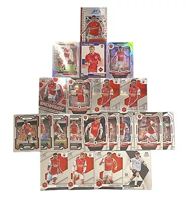 Arsenal Lot Auto RC Fabregas Odegaard ESR Saka Trossard EPL Mosaic Prizm Tracked • $109.99