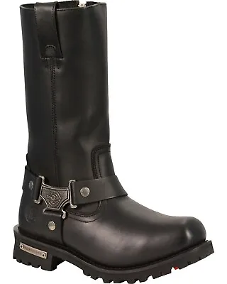 Milwaukee Leather Men's 11" Classic Harness Boot - Square Toe - MBM131 • $152.99