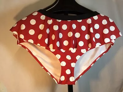 Torrid Disney Minnie Mouse Dots Peplum Swim Skirt (only) Size 3X NWT • $33.99