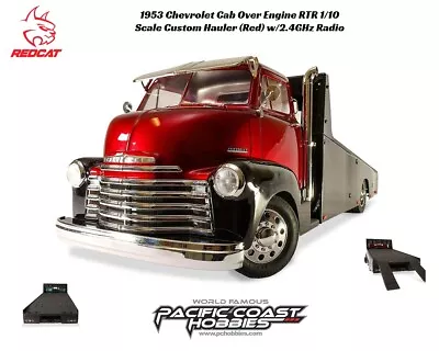 Redcat 1953 Chevrolet Cab Over Engine RTR 1/10 Scale Custom Hauler Red W/Radio • $549.99