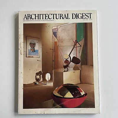 Architectural Digest July 1982 Mongolian Yurt Ancient Tradition Movable Homes • $29.99