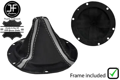 Black&grey Stripe Lthr Manual Shift Boot + Plastic Frame For Dodge Viper 03-06 • $296.94