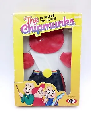 Alvin & The Chipmunks 10 In Plush Toy BOXING  Outfit Vintage 1983 Ideal Toy Co • $4.28