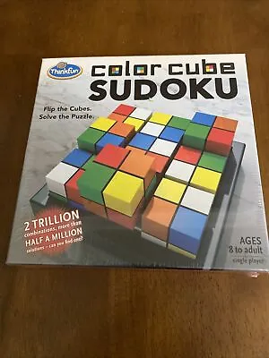 £15.06 • Buy ThinkFun Color Cube Sudoku Ages 8 To Adult Flip Cubes Solve The Puzzle EUC