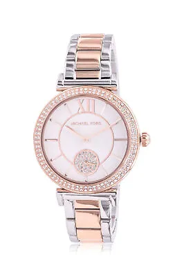 Michael Kors Women's Abbey Quartz Watch With Steel Strap Two-Tone 16 MK4616 • $127