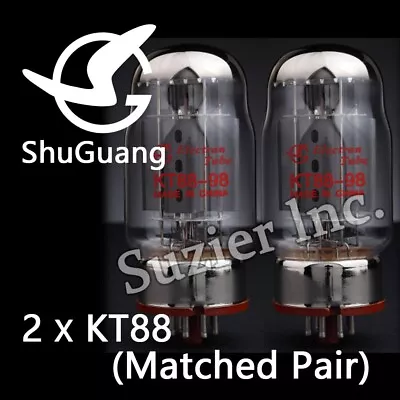 2pcs ShuGuang KT88 -98 Vacuum Valve Tube 6550 Amplifier Matched Pair New Version • $87.77