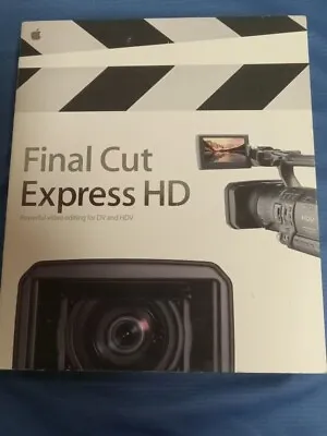 Final Cut Express HD Video Editing Software For Mac M9732Z/A • $5.75