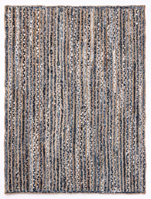 $522.74 • Buy Braided Handmade Jute Rug Chindi Handmade Living Room Reversible Carpet 10x14 Ft