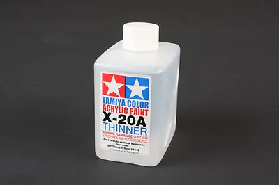 Tamiya 81040 X20A Color Acrylic Paint Thinner 250ml Large Size Plastic RC Model • $7.90