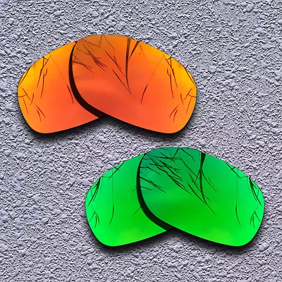 Fire Red&Green Replacement Lenses For-Oakley Ten Polarized • $15.59