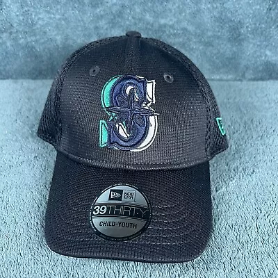 New Era Seattle Mariners 39Thirty One Size Child/youth Hat • $24.99