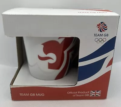 Team GB White & Red Ceramic Mug - BRAND NEW IN BOX  Official Product Of Team GB • £9.99