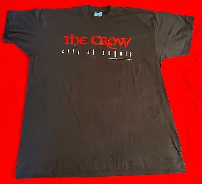 The Crow City Of Angels Vintage 1996 Movie Promo Shirt Adult Size XL USA • $65